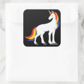 Sticker Carré Licorne | Arc (Sac)