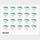 Sticker Carré Lierre anglais vert aquarelle classique      (Feuille)