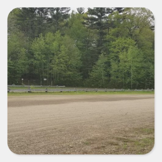 Sticker Carré Lieux simples (Devant)