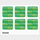 Sticker Carré Lifeline to Human Rights (Feuille)