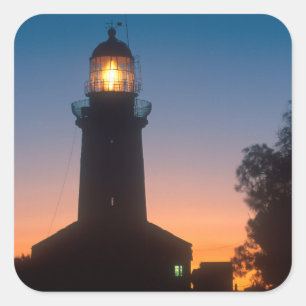 Sticker Carré Lighthouse, Robben Island, cap 2