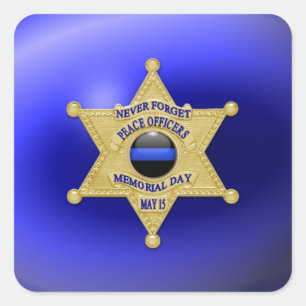 Sticker Carré Ligne Bleue Mince Un-d'un-un-un-un