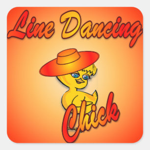 Sticker Carré Ligne Dancing Chic #5
