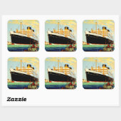 Sticker Carré Ligne Shaw Savill (Feuille)