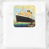 Sticker Carré Ligne Shaw Savill (Sac)