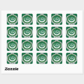 Sticker Carré Ligue arabe (Feuille)