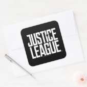 Sticker Carré Ligue de Justice | Logo de la Justice League (Enveloppe)