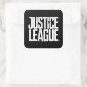 Sticker Carré Ligue de Justice | Logo de la Justice League (Sac)