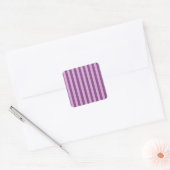 Sticker Carré Lila Stripes (Enveloppe)