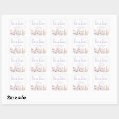 Sticker Carré Lilac Fleurs Sauvages Amour En Fleur Mariage (Feuille)