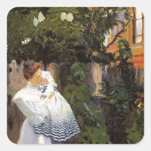 Sticker Carré Lilacs au soleil
