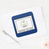 Sticker Carré L'île Rhode (Enveloppe)