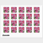 Sticker Carré Lilies Stargazer (Feuille)