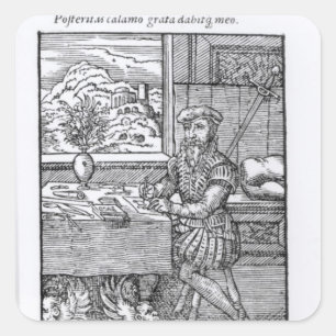 Sticker Carré L'illustrateur, publié par Hartman Schopper