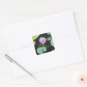 Sticker Carré Lily Pad Bright Rose Eau Lily Fleur Fleur (Enveloppe)