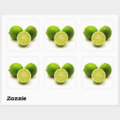 Sticker Carré Lime perse (Feuille)