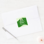 Sticker Carré Lime Verte Citrus Fiesta de Bachelorette (Enveloppe)