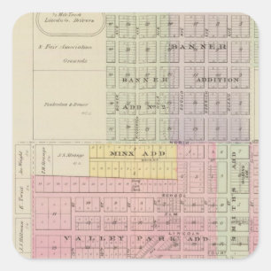 Sticker Carré Lincoln Center, Beverly, Nescatunca, le Kansas