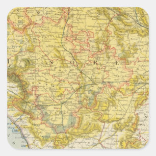 Sticker Carré L'Inde 7