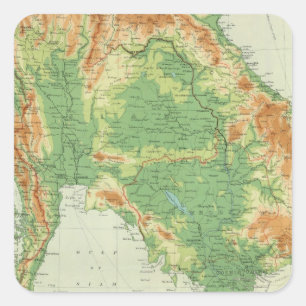 Sticker Carré L'Inde plus lointaine