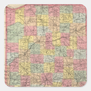 Sticker Carré L'Indiana