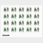 Sticker Carré Lingonberry (Feuille)