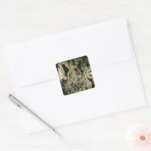 Sticker Carré Lintel avec Shiva Nataraja, dynastie Kakatiya (Enveloppe)