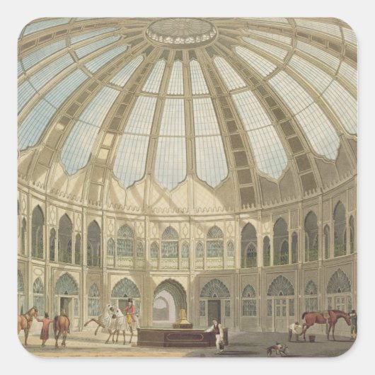 Sticker Carré L'intérieur des tableaux, de 'Vues sur le Ro (Devant)