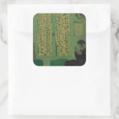 Sticker Carré L'Interieur vert (Sac)