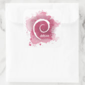 Sticker Carré Linux Debian (Sac)