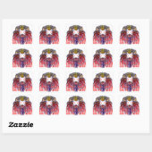 Sticker Carré Lion (Feuille)