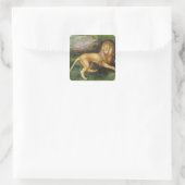 Sticker Carré Lion (Sac)