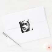 Sticker Carré Lion Eyes (Enveloppe)