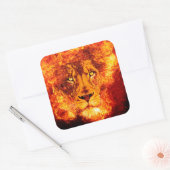 Sticker Carré Lion flamand de Juda (Enveloppe)