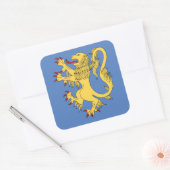 Sticker Carré Lion Rampant (Enveloppe)