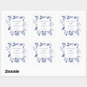 Sticker Carré Liquide encastré | MARIAGE (Feuille)
