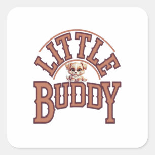 Sticker Carré Little Buddy