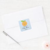 Sticker Carré Little Cutie Baby shower (Enveloppe)