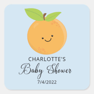 Sticker Carré Little Cutie Baby shower