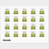 Sticker Carré Little Explorer (Feuille)