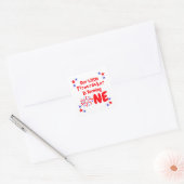 Sticker Carré Little Firecracker 1er anniversaire (Enveloppe)