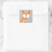 Sticker Carré Little Fox (Sac)