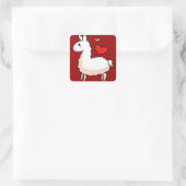 Sticker Carré Little Llama (Sac)
