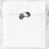 Sticker Carré Little Resting Scottie Angel (Sac)