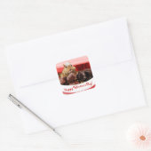 Sticker Carré Little Valentine Chipmunk (Enveloppe)