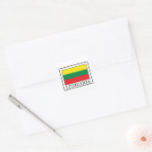 Sticker Carré Lituanie (Enveloppe)
