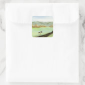 Sticker Carré Livraison gratuite rurale (Sac)