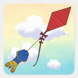 Sticker Carré Livre d'images Ferald