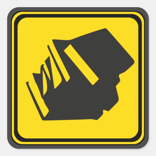 Sticker Carré Livres à l'avance ! (Devant)