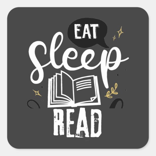 Sticker Carré Livres à lire ensemble (Devant)